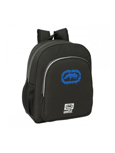 Училищна чанта Eckō Unltd. Worldwide Черен 32 x 38 x 12 cm