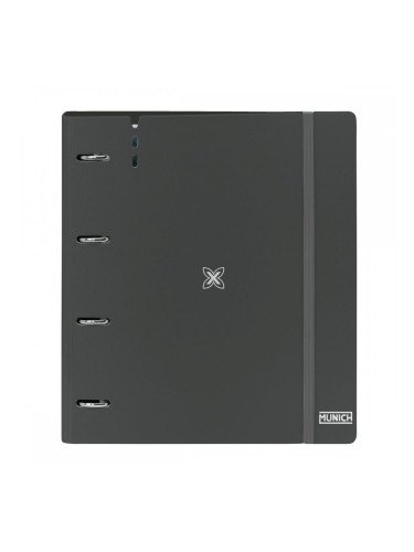 Папка с пръстени Munich Lagoon Черен 27 X 32 X 4 cm