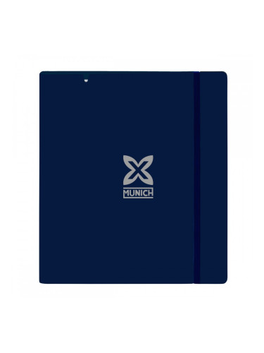 Папка с пръстени Munich Street Син Сив 27 X 32 X 4 cm