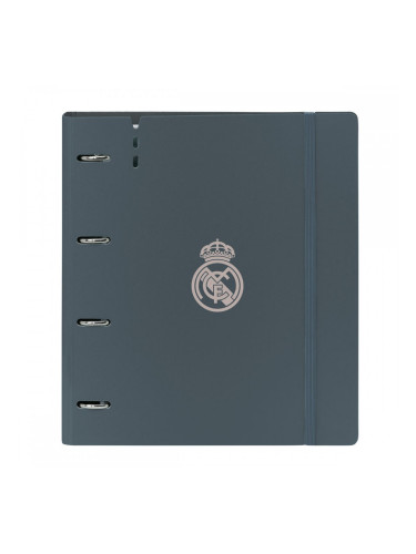 Папка с пръстени Real Madrid C.F. Сив 27 X 32 X 4 cm