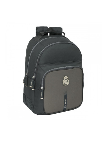 Училищна чанта Real Madrid C.F. Сив 32 x 42 x 15 cm