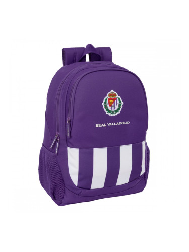 Училищна чанта Real Valladolid C.F. Бял Лилав 32 x 44 x 16 cm