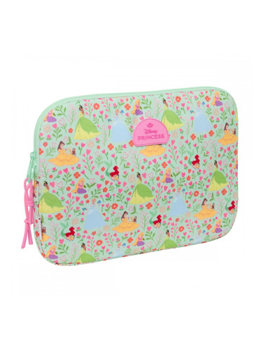 Калъф за каптоп Disney Princess Bloom Зелен Розов 15,6'' 39,5 x 27,5 x 3,5 cm