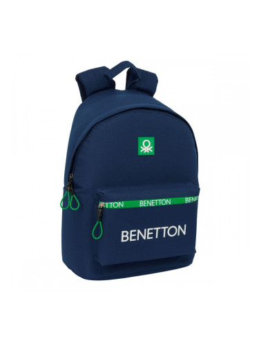 Раница за лаптоп Benetton benetton Морско син 31 x 41 x 16 cm