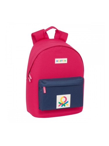 Раница за лаптоп Benetton benetton череша Морско син 31 x 41 x 16 cm