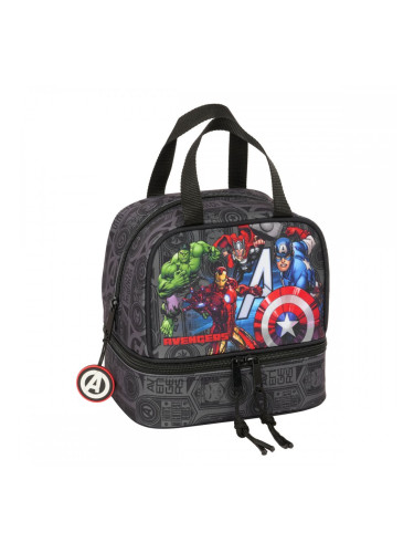 Чанта за Обяд The Avengers Vendetta Черен 20 x 20 x 15 cm