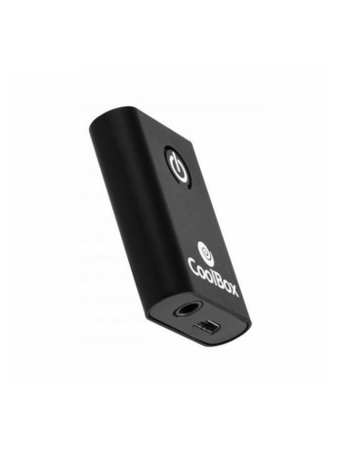 Аудио Блутут Предавател-Приемник CoolBox COO-BTALINK 160 mAh Черен