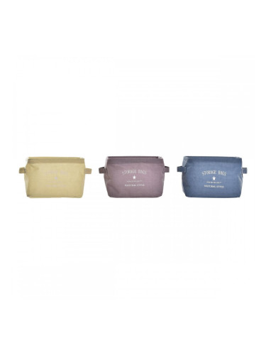 Кошница DKD Home Decor Пластно Модерен (20 x 16 x 15 cm) (3 броя)