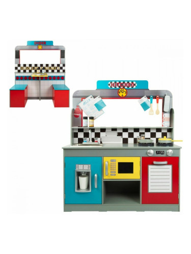 Кухня Играчка Woomax Дървен 90 x 58 x 104 cm