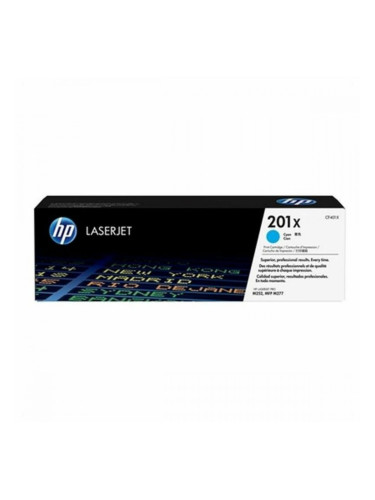 Toнер HP CF401X Синьо-зелен
