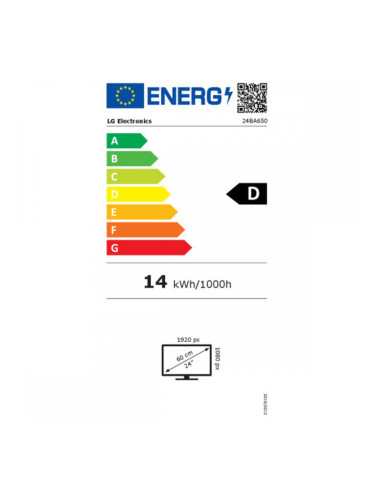 Монитор LG 24BA650-B