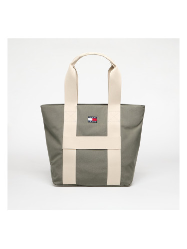 Чанта Tommy Jeans Retro Cool Tote Green 29 l