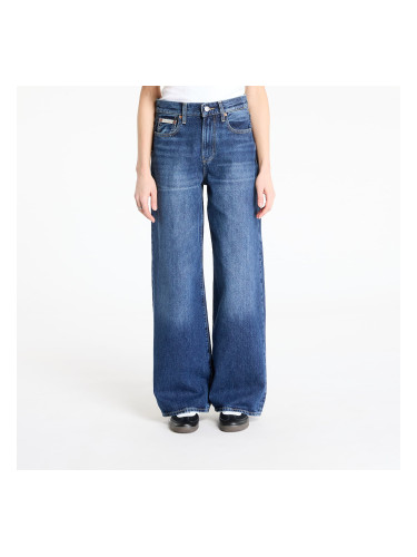 Дънки Calvin Klein Jeans The Wide Leg Tinted Jeans Blue 28