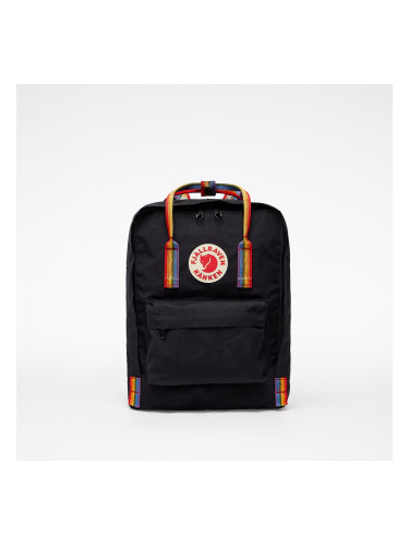 Раница Fjällräven Kånken Rainbow Backpack Black/ Rainbow Pattern 16 l