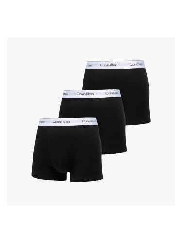 Боксерки Calvin Klein Relaxed Fit Cotton Stretch Trunk 3-Pack Black L