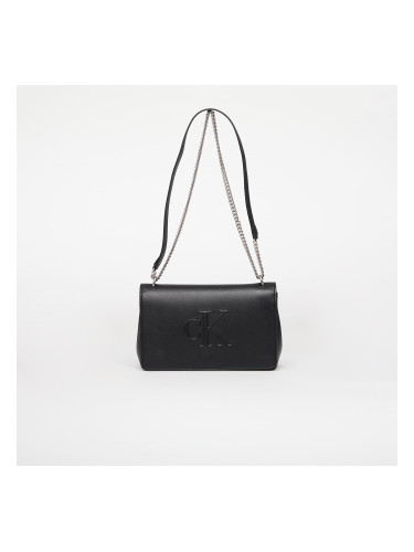 Чанта Calvin Klein Jeans Sculpted Ew Flap Bag Black Universal