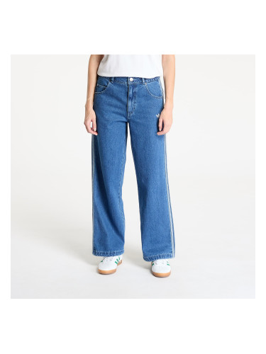 Дънки adidas Adicolor Denim 3 Stripes Track Pants Indigo Denim 29/30