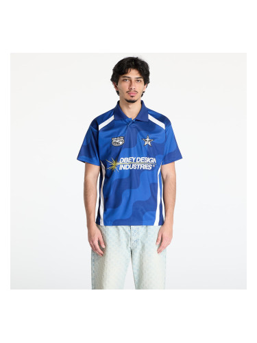 Джърси OBEY Soccer Jersey Blue Multi L