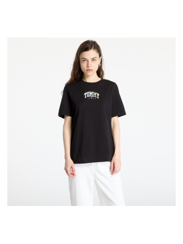 Тениска Tommy Jeans Relaxed Color Varsity Tee Black S