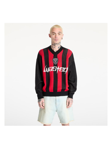 Пуловер Wasted Paris M Blade Sweater Black/ Fire Red M