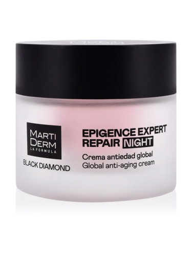 MartiDerm Black Diamond Epigence Expert Repair Night нощен крем против бръчки пълнещ 50 мл.