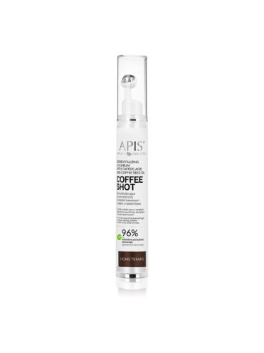 Apis Natural Cosmetics Coffee Shot озаряващ серум за околоочната зона с екстракти от кафе 10 мл.