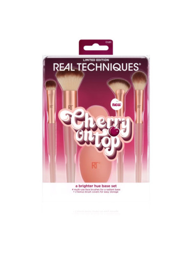 Real Techniques Cherry On Top A Brighter Hue Base Set комплект четки