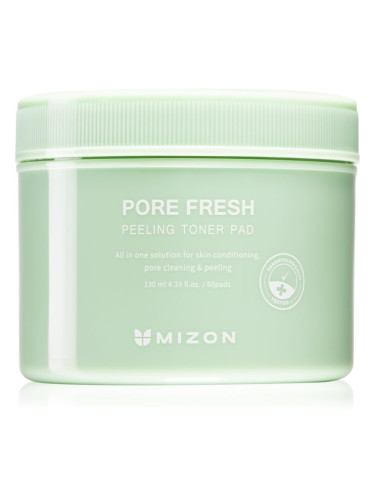 Mizon Pore Fresh ексфолиращи тампони за лице за чувствителна кожа склонна към акне 60 бр.