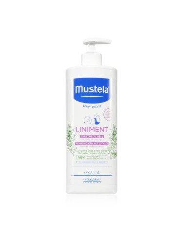 Mustela Bébé Liniment почистващо мляко за деца от раждането им 750 мл.
