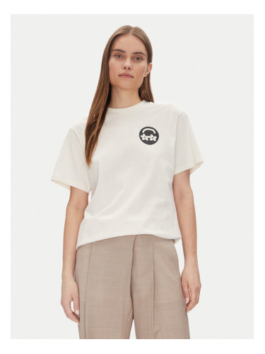 HUGO Тишърт Vintage Tee_B_3 50533958 Бял Relaxed Fit