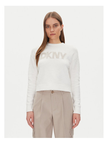 DKNY Пуловер DJ4R0424 Екрю Regular Fit