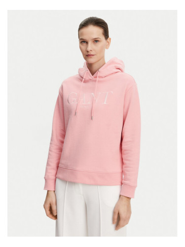 Gant Суитшърт 4200503 Розов Regular Fit