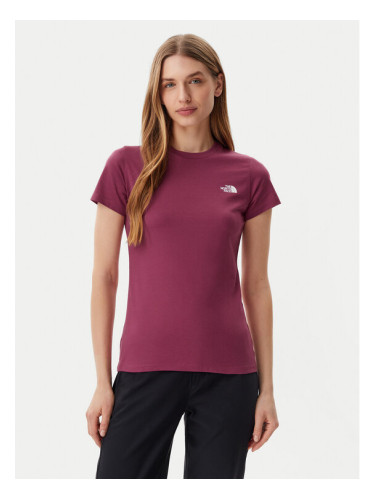 The North Face Тишърт Simple Dome NF0A87NH Розов Regular Fit