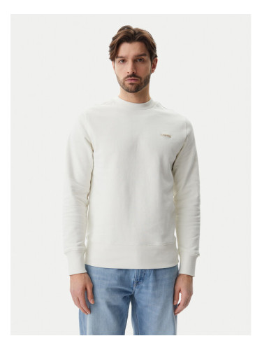 Calvin Klein Jeans Суитшърт J30J327530 Екрю Regular Fit