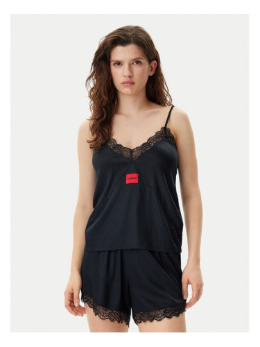 HUGO Тениска на пижама Red Label 50531653 Черен Regular Fit