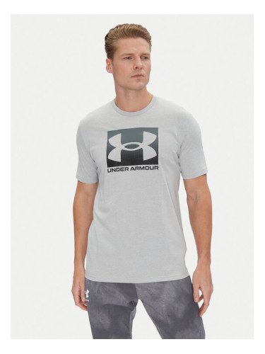 Under Armour Тишърт Boxed Sports 1386793 Сив Loose Fit