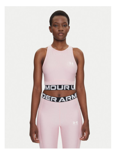 Under Armour Тениска от техническо трико HeatGear 1388694 Розов Slim Fit