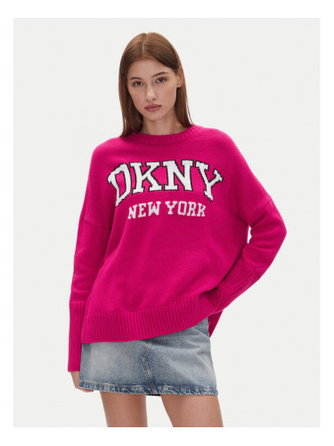 DKNY Пуловер DJ4R0362 Розов Regular Fit