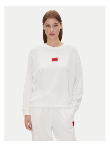 HUGO Суитшърт Neve_Sweatshirt 50531686 Екрю Relaxed Fit