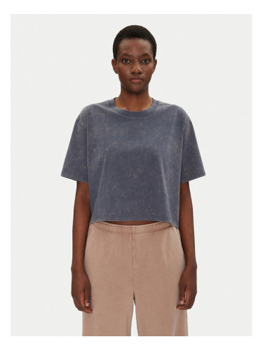 Under Armour Тишърт Rival Wash 1389724 Тъмносин Loose Fit