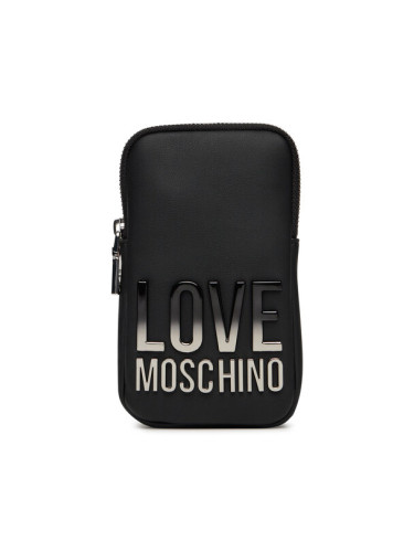 LOVE MOSCHINO Чантичка за телефон JC5729PP0MKD000B Черен
