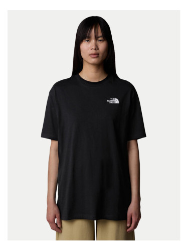 The North Face Тишърт Simple Dome NF0A87NQ Черен Oversize