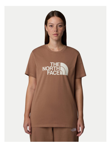 The North Face Тишърт Easy NF0A8A6G Кафяв Loose Fit