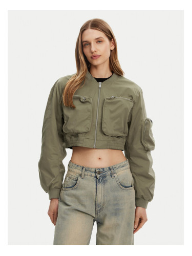 ONLY Яке бомбър Saga 15336303 Зелен Regular Fit