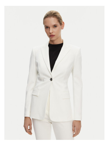 PINKO Сако 104903 A1L3 Бял Regular Fit