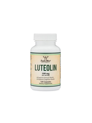 Luteolin - Лутеолин 100 mg, 120 капсули Double Wood