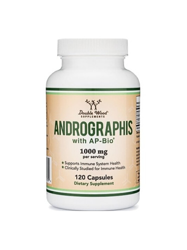 Andrographis with AP-Bio®/ Андрографис, 120 капсули Double Wood