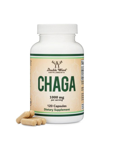 Chaga - Чага, 120 капсули Double Wood