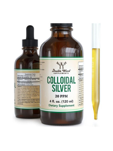 Colloidal Silver 20 PPM - Колоидно сребро 20 PPM Double Wood
