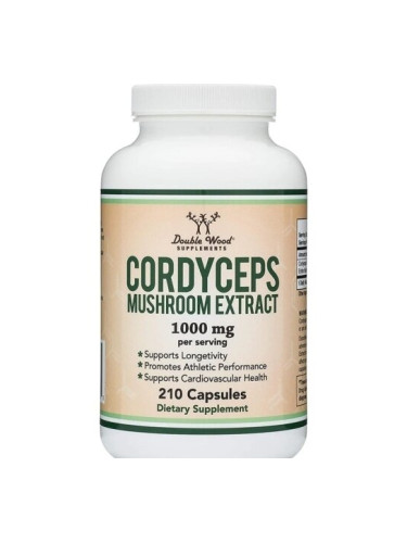 Кордицепс екстракт 210 капсули | Double Wood